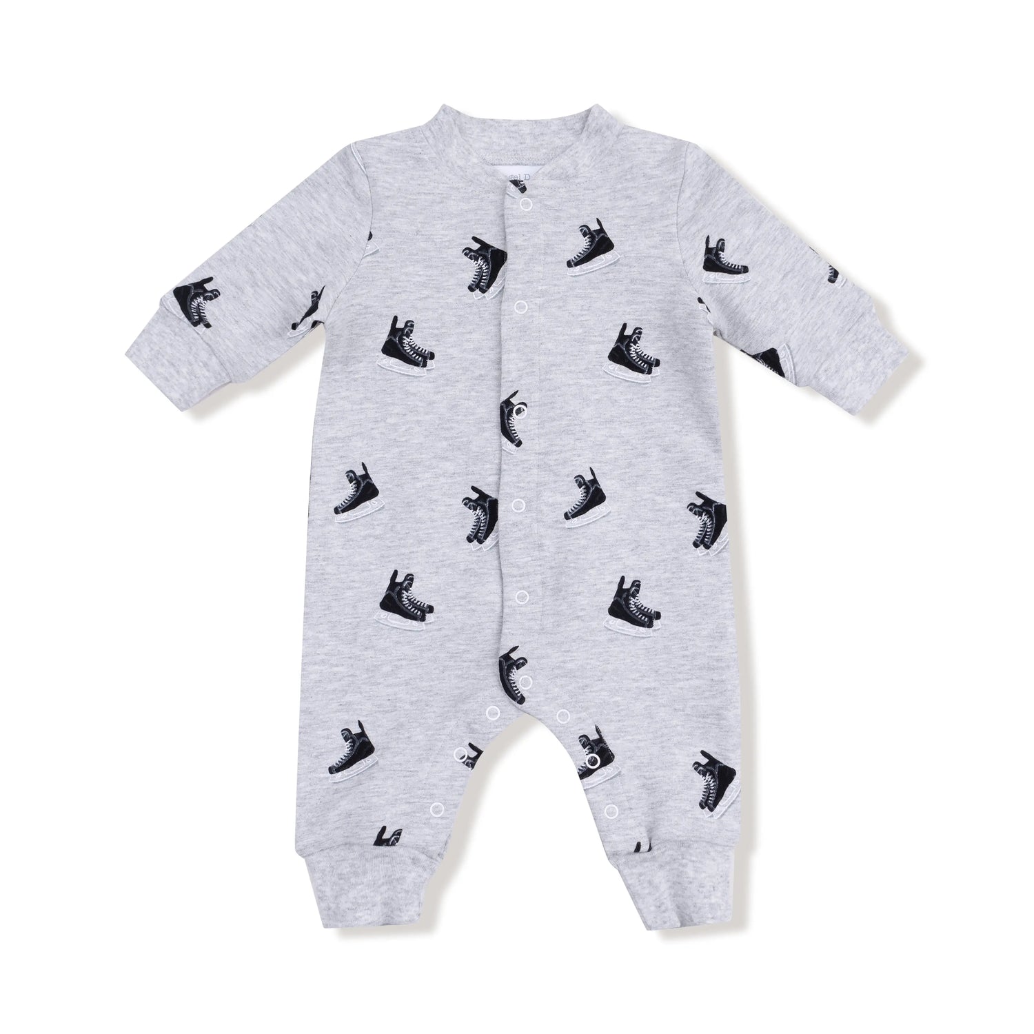 Angel Dear Angel Dear Baseball Collar Romper With Front Placket - Apparel & Accessories > Clothing > Baby & Toddler Clothing > Baby One-Pieces 536