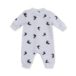 Angel Dear Angel Dear Baseball Collar Romper With Front Placket - Apparel & Accessories > Clothing > Baby & Toddler Clothing > Baby One-Pieces 536