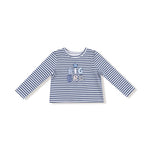 Angel Dear Angel Dear Big Bro Long Sleeve Shirt With Soft Applique - Apparel & Accessories > Clothing > Baby & Toddler Clothing > Baby & Toddler Tops 945