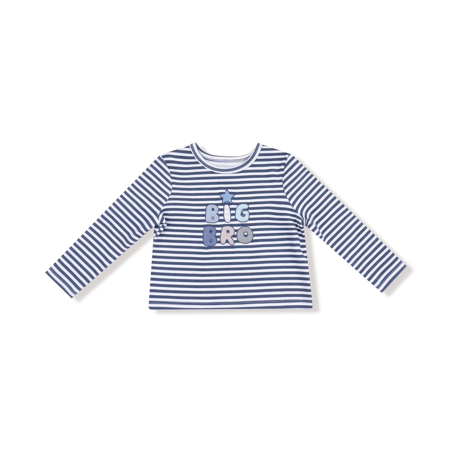 Angel Dear Angel Dear Big Bro Long Sleeve Shirt With Soft Applique - Apparel & Accessories > Clothing > Baby & Toddler Clothing > Baby & Toddler Tops 945