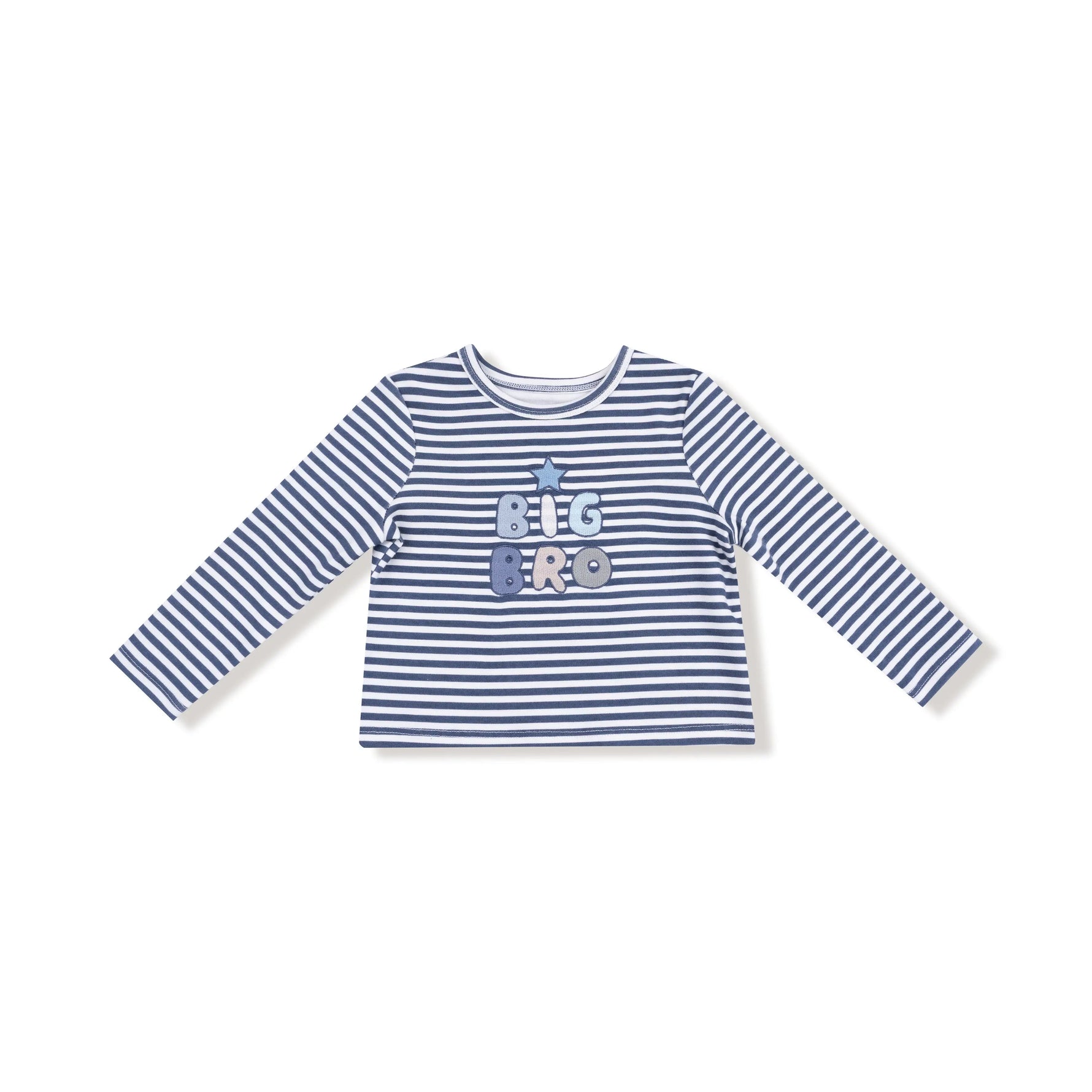 Angel Dear Angel Dear Big Bro Long Sleeve Shirt With Soft Applique - Apparel & Accessories > Clothing > Baby & Toddler Clothing > Baby & Toddler Tops 945