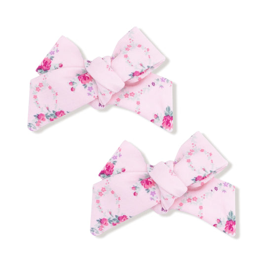 Angel Dear Bow Clips 2 Pack Tiny Bows Style Hair Accessories Angel Dear Everetts Place: Online Boutique
