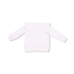 Angel Dear Angel Dear Bow Ruffle Sweatshirt For Girls Pink Bow - Apparel & Accessories > Clothing > Baby & Toddler Clothing > Baby & Toddler Tops > Sweatshirts 411