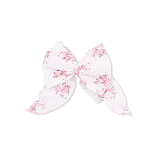 Angel Dear Bow With Tails Clip In Organic Cotton Muslin Angel Dear Everetts Place: Online Boutique