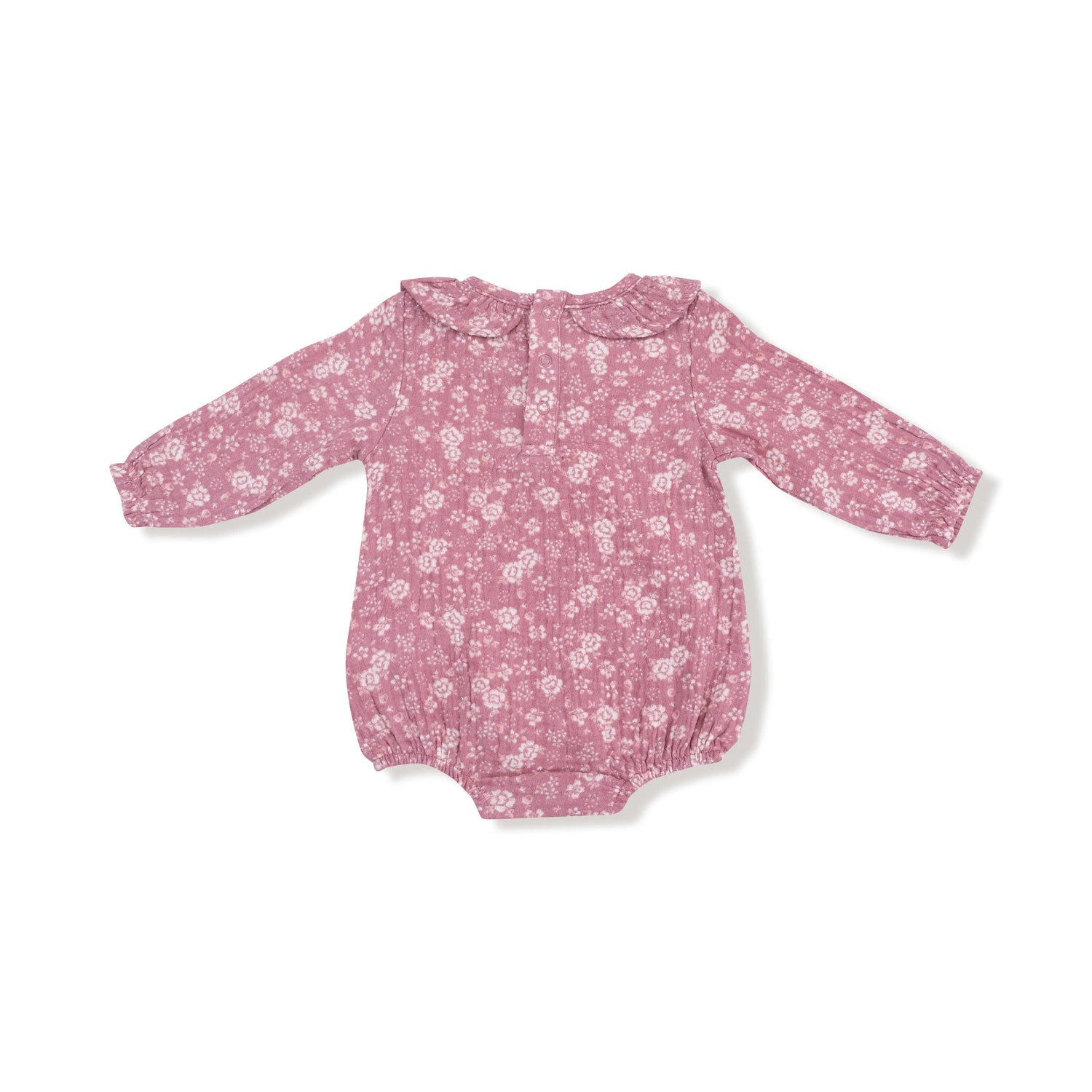 Angel Dear Angel Dear Bubble with Ruffle Collar Organic Muslin - Apparel & Accessories > Clothing > Baby & Toddler Clothing > Baby One-Pieces 230