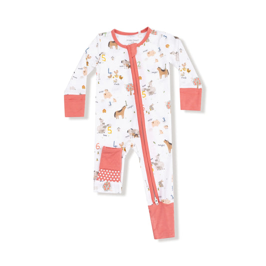 Angel Dear Convertible Baby Romper With Snap And Zip Angel Dear Everetts Place: Online Boutique