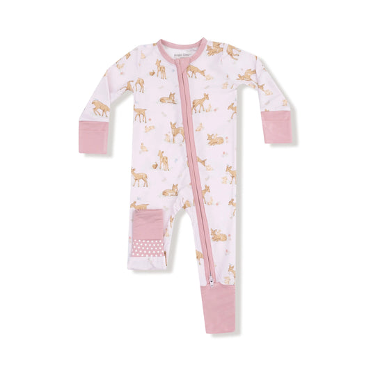 Angel Dear Convertible Baby Romper Zip Front Snug Fit Angel Dear Everetts Place: Online Boutique