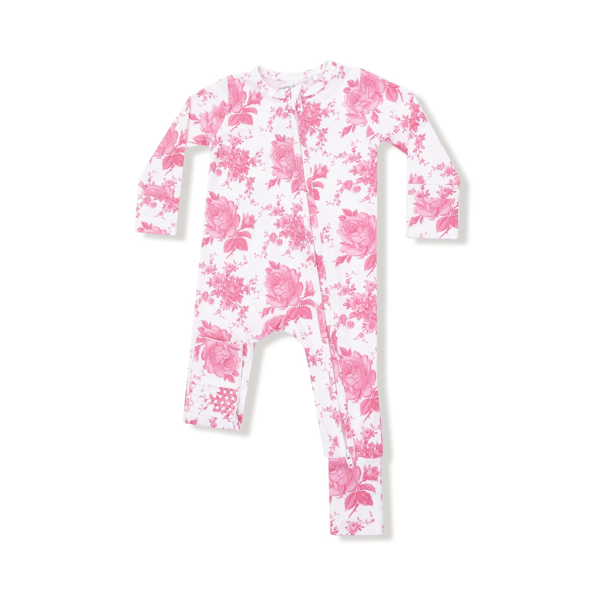 Angel Dear Convertible Bamboo Baby Romper Zip Snug Fit Angel Dear Everetts Place: Online Boutique