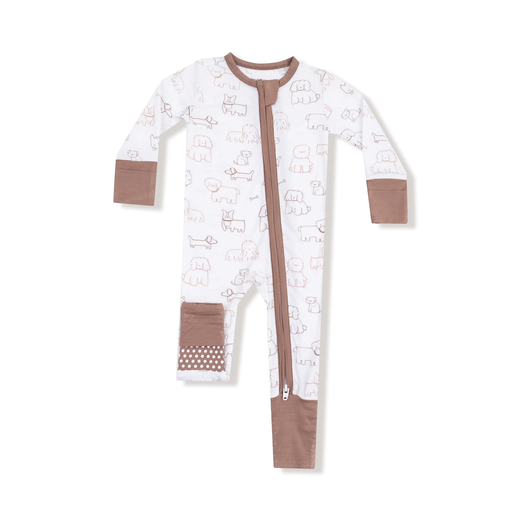 Angel Dear Angel Dear Convertible Romper Baby Snug Fit Bamboo Fabric - Apparel & Accessories > Clothing > Baby & Toddler Clothing > Baby & Toddler Sleepwear 126