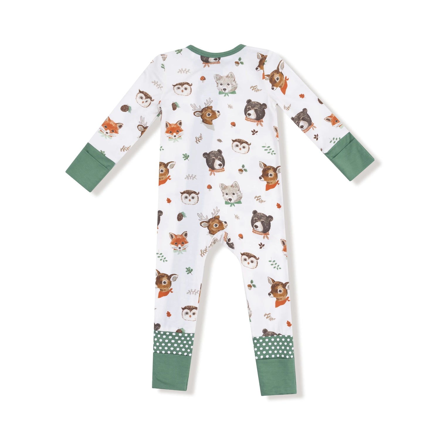 Angel Dear Angel Dear Convertible Romper Baby Snug Fit Bamboo Print - Apparel & Accessories > Clothing > Baby & Toddler Clothing > Baby & Toddler Sleepwear 126