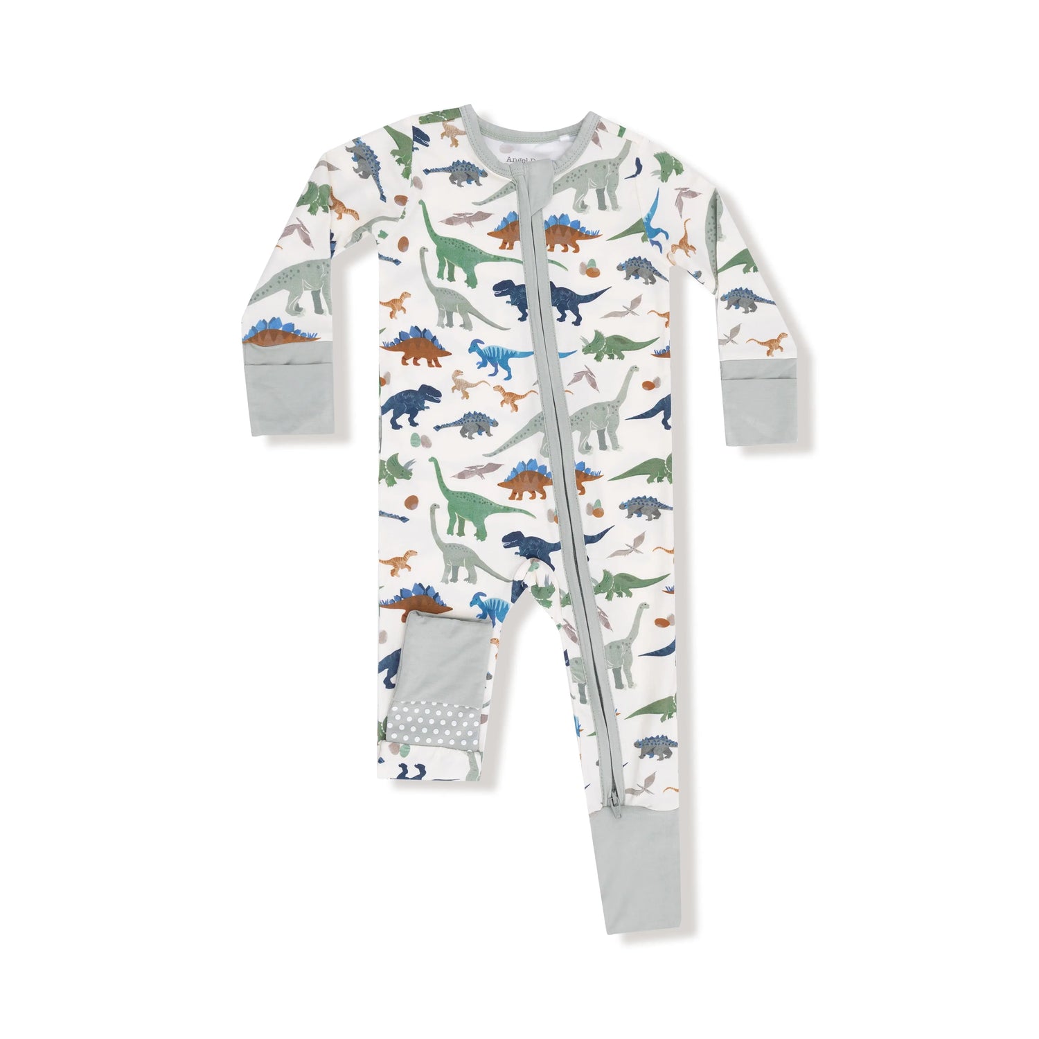 Angel Dear Angel Dear Convertible Romper Bamboo Zip Snap For Babies - Apparel & Accessories > Clothing > Baby & Toddler Clothing > Baby & Toddler Sleepwear 126