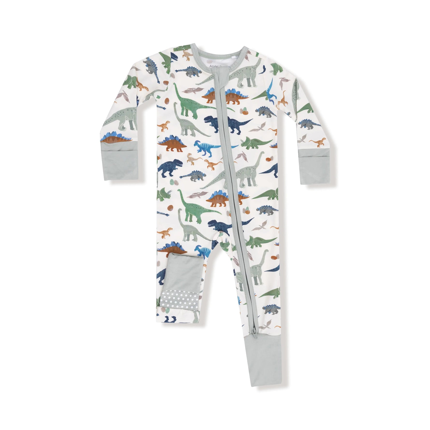 Angel Dear Angel Dear Convertible Romper Bamboo Zip Snap For Babies - Apparel & Accessories > Clothing > Baby & Toddler Clothing > Baby & Toddler Sleepwear 126