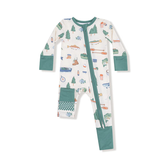 Angel Dear Convertible Romper Snap Zip Baby Outfit Angel Dear Everetts Place: Online Boutique