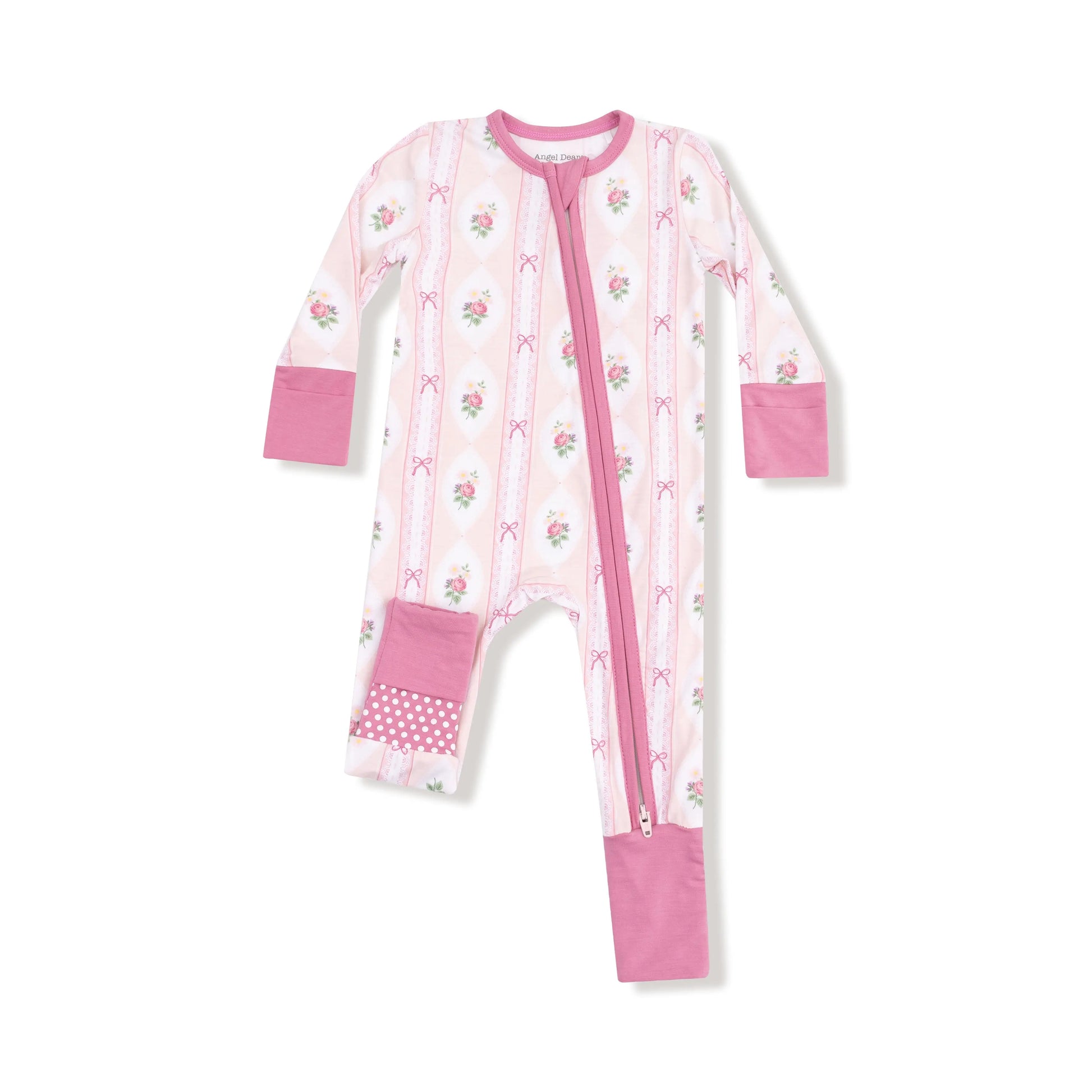 Angel Dear Convertible Romper Snaps Zip Soft Bamboo Viscose Angel Dear Everetts Place: Online Boutique