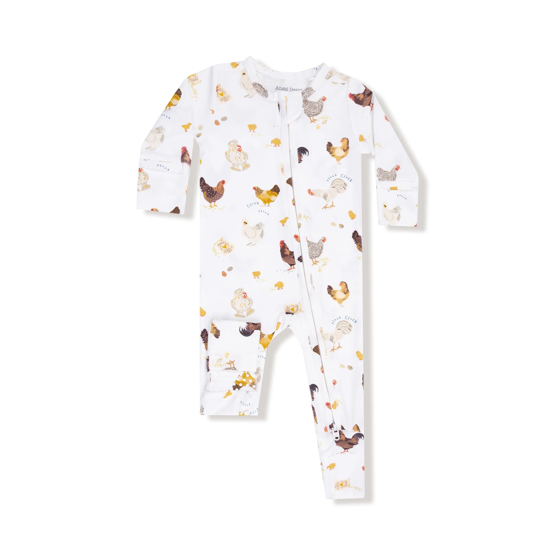 Angel Dear Angel Dear Convertible Romper for Babies Bamboo Viscose - Apparel & Accessories > Clothing > Baby & Toddler Clothing > Baby & Toddler Sleepwear 126