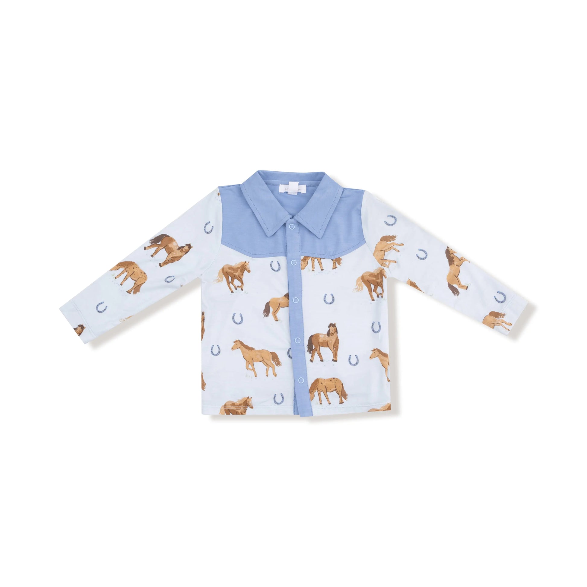 Angel Dear Cowboy Button Down and Pant Set for Kids Angel Dear Everetts Place: Online Boutique