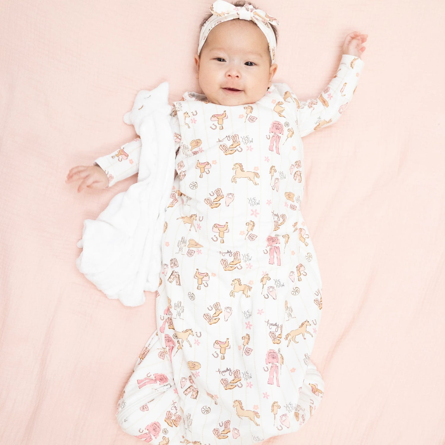 Angel Dear Cowgirl Bamboo Viscose Baby Sleep Bag 0 To 24 Months Angel Dear 