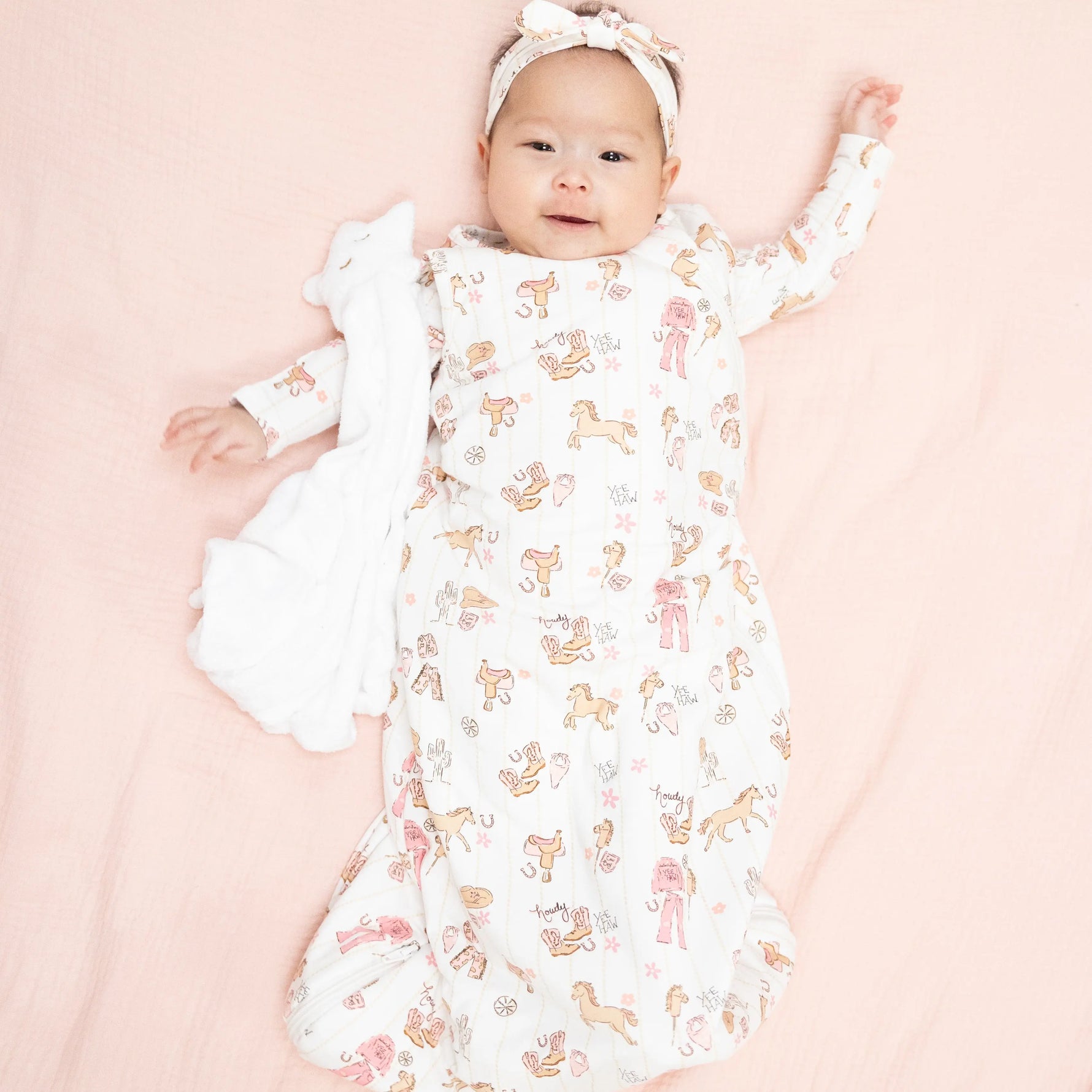 Angel Dear Cowgirl Bamboo Viscose Baby Sleep Bag 0 To 24 Months Angel Dear 