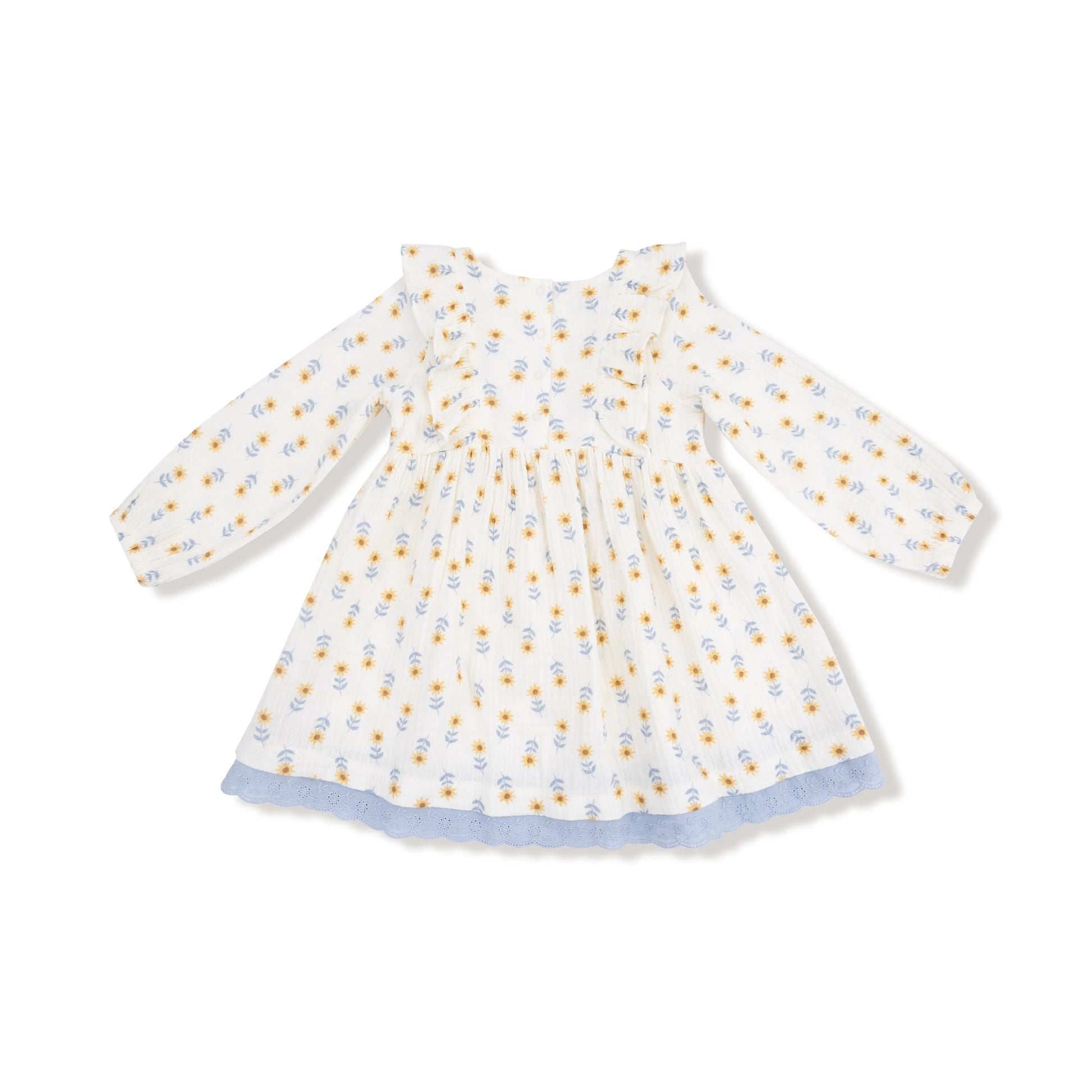 Angel Dear Dress With Legging Set Eyelet Hem Organic Cotton Angel Dear Everetts Place: Online Boutique