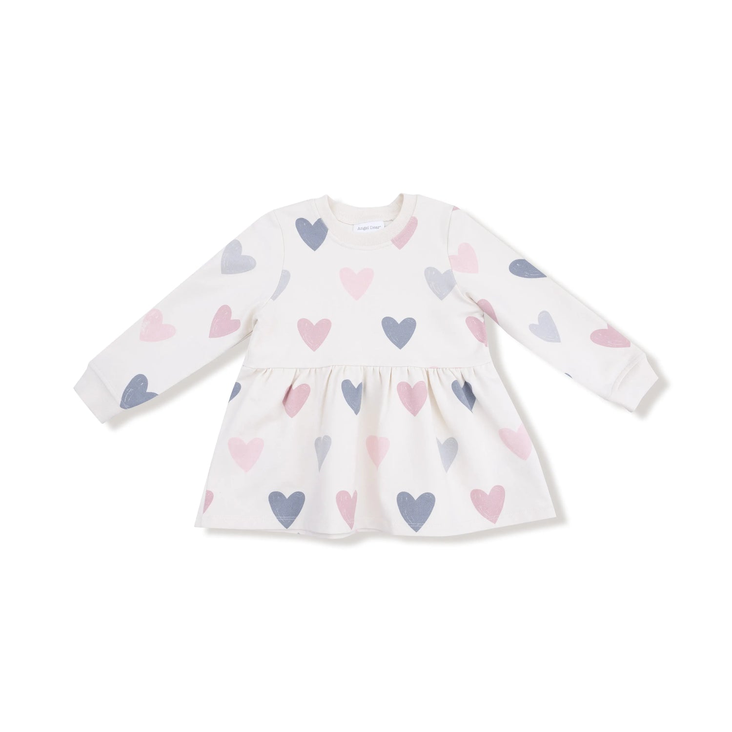 Angel Dear Angel Dear Drop Waist Dress French Terry For Girls - Apparel & Accessories > Clothing > Baby & Toddler Clothing > Baby & Toddler Dresses 883