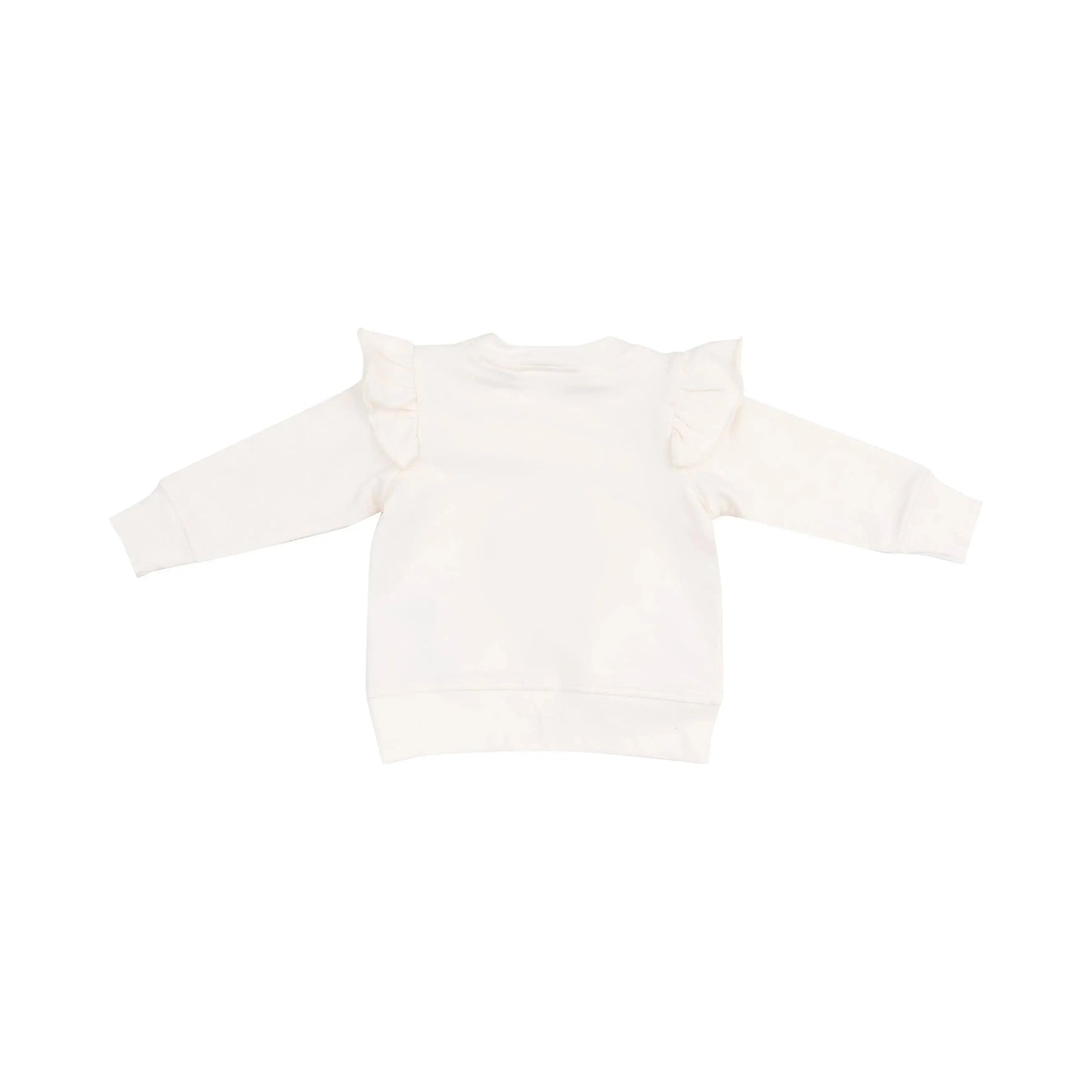 French Terry Ruffle Shoulder Sweatshirt and Jogger Set Danish Daisy Angel Dear
