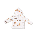 Angel Dear Angel Dear French Terry Zip Hoodie For Cozy Comfort - Apparel & Accessories > Clothing > Baby & Toddler Clothing > Baby & Toddler Outerwear > Baby & Toddler Coats & Jackets 980