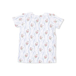 Angel Dear Heirloom Rose Stripe Bamboo Viscose Baby Loungewear Short Set Angel Dear 