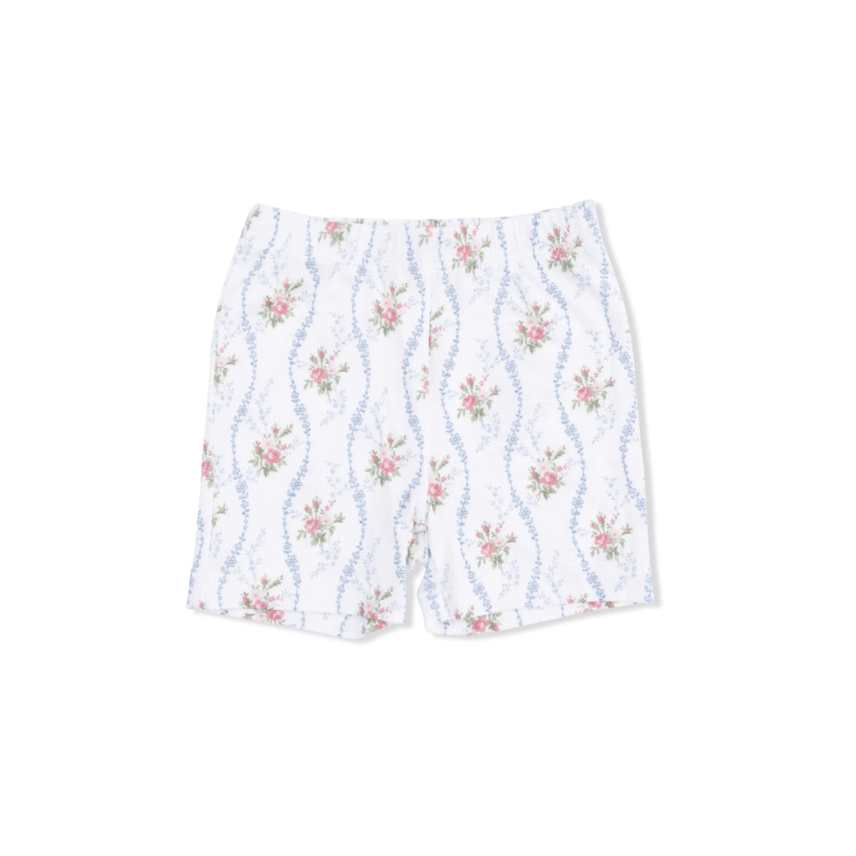 Angel Dear Heirloom Rose Stripe Bamboo Viscose Baby Loungewear Short Set Angel Dear 