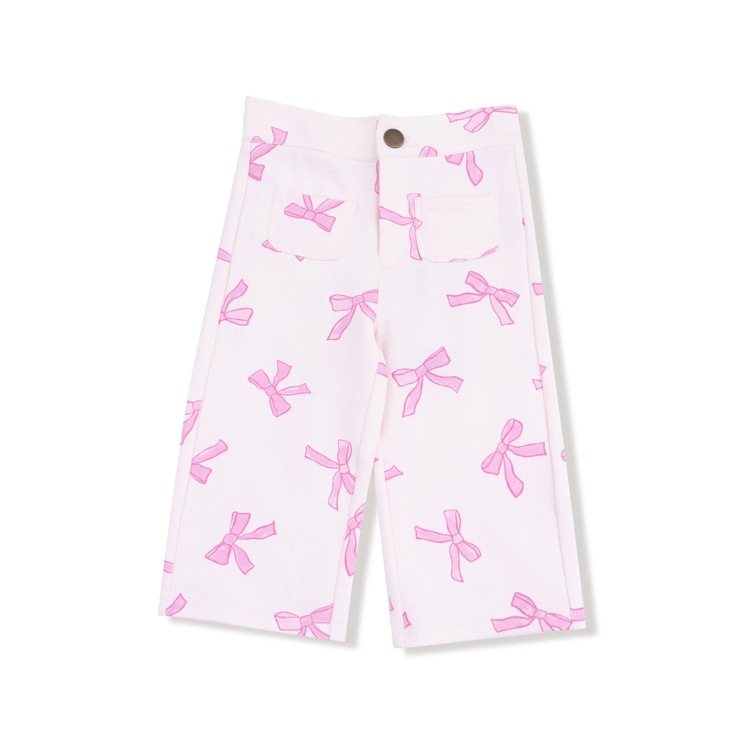 Angel Dear Angel Dear High Waisted Wide Leg Pant With Button Fly - Apparel & Accessories > Clothing > Baby & Toddler Clothing > Baby & Toddler Bottoms 893
