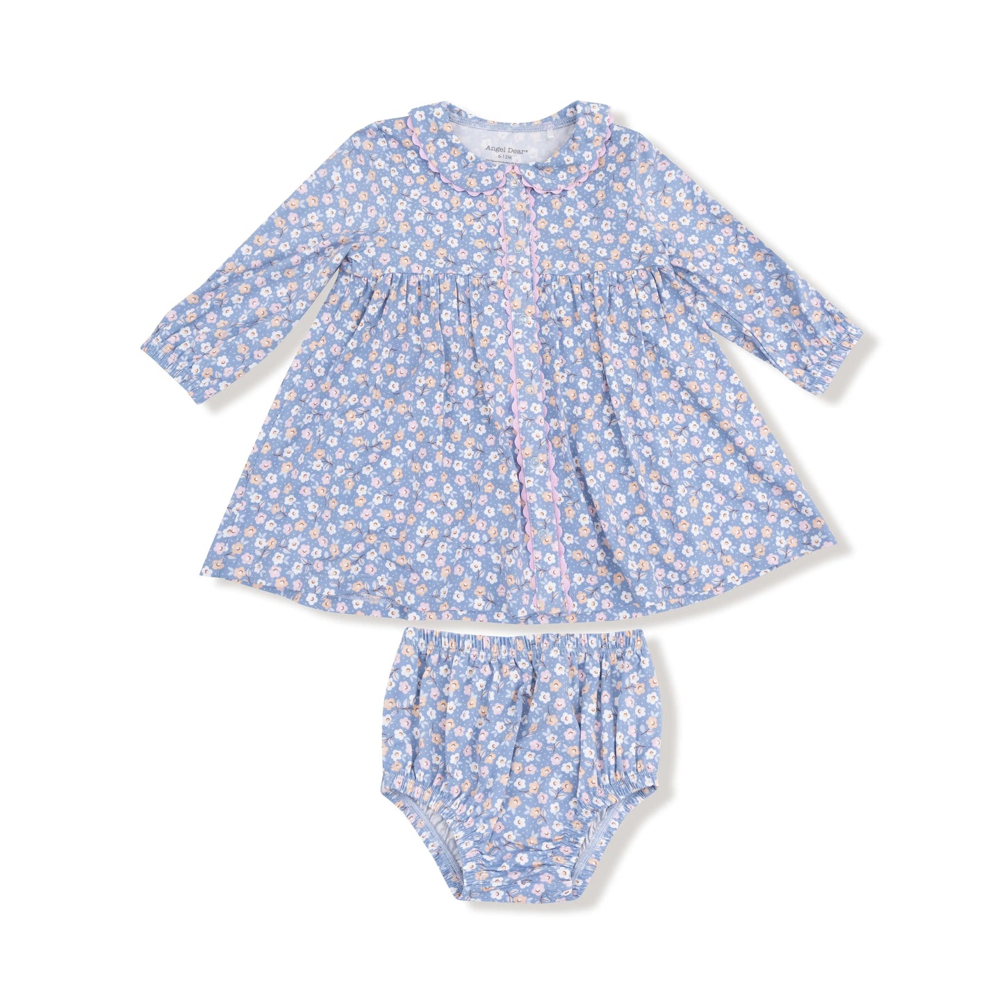Angel Dear Jill Dress And Bloomer Set Long Sleeve Ric Rac Angel Dear Everetts Place: Online Boutique