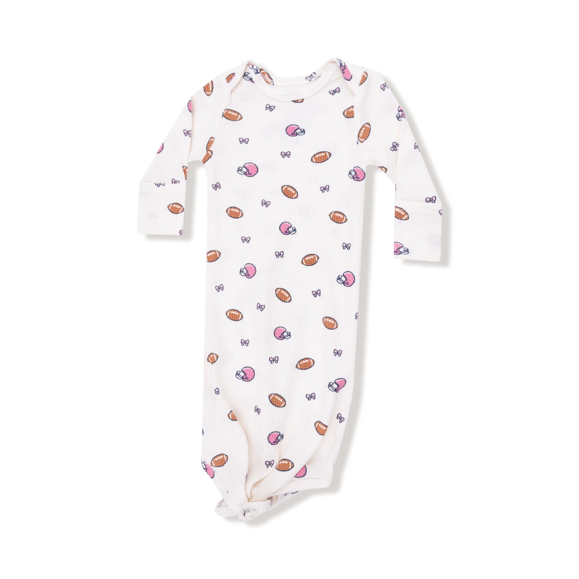 Angel Dear Knotted Baby Gown Butter Soft Comfort Nighttime Angel Dear Everetts Place: Online Boutique