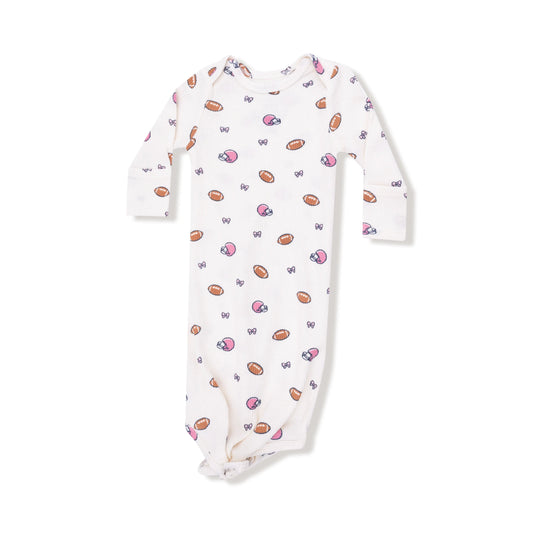 Angel Dear Knotted Baby Gown Butter Soft Comfort Nighttime Angel Dear Everetts Place: Online Boutique