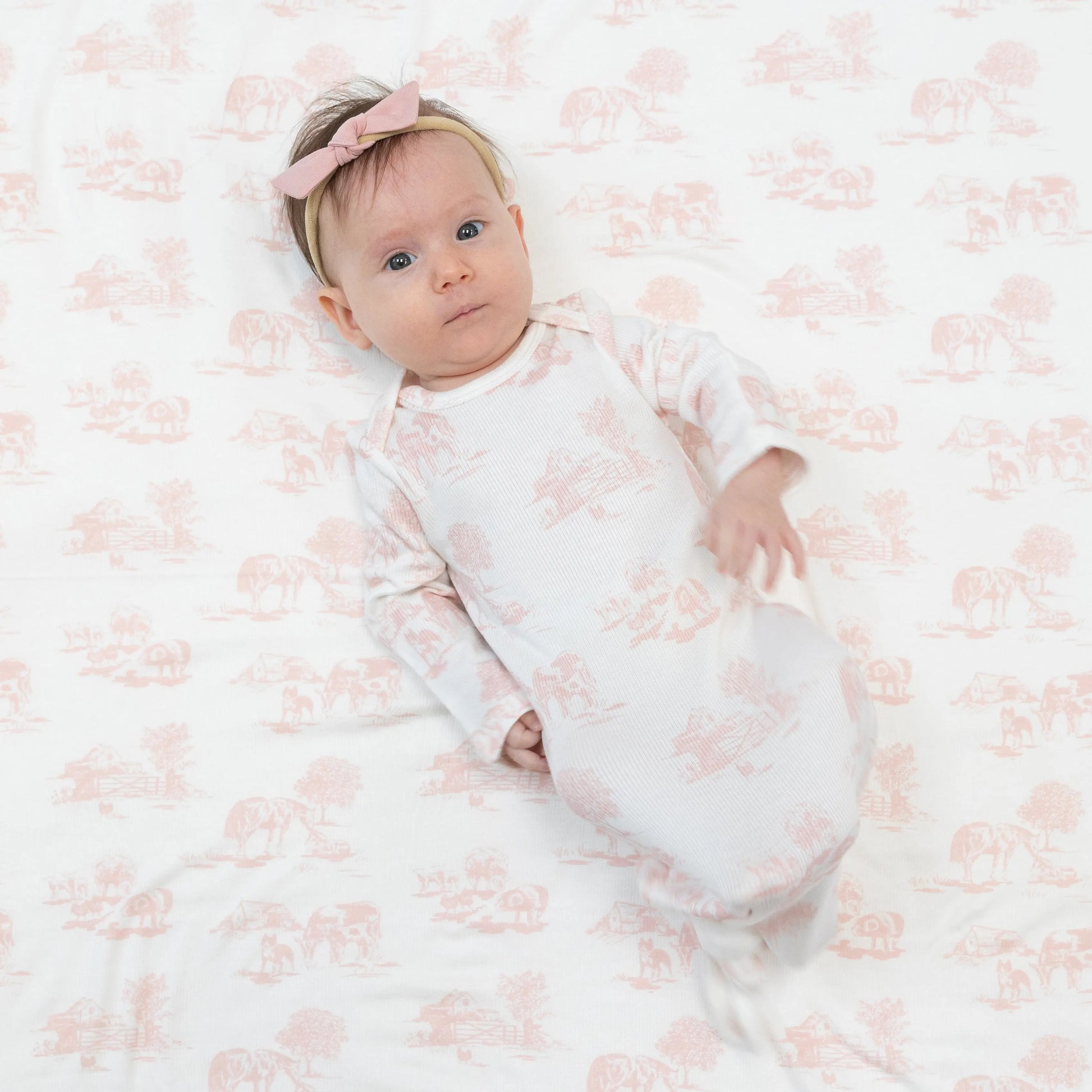 Angel Dear Knotted Baby Gown For Gentle Nighttime Comfort Angel Dear Everetts Place: Online Boutique