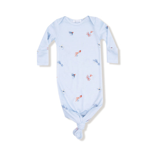 Angel Dear Knotted Baby Gown Sweet Dreams Sleepwear Angel Dear Everetts Place: Online Boutique