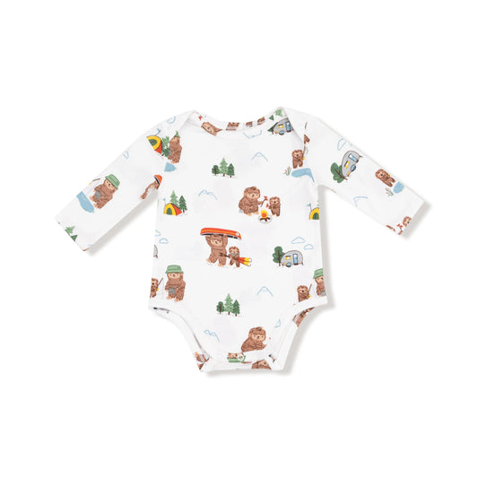 Angel Dear Lap Shoulder Bamboo Baby Bodysuit Long Sleeve Angel Dear Everetts Place: Online Boutique