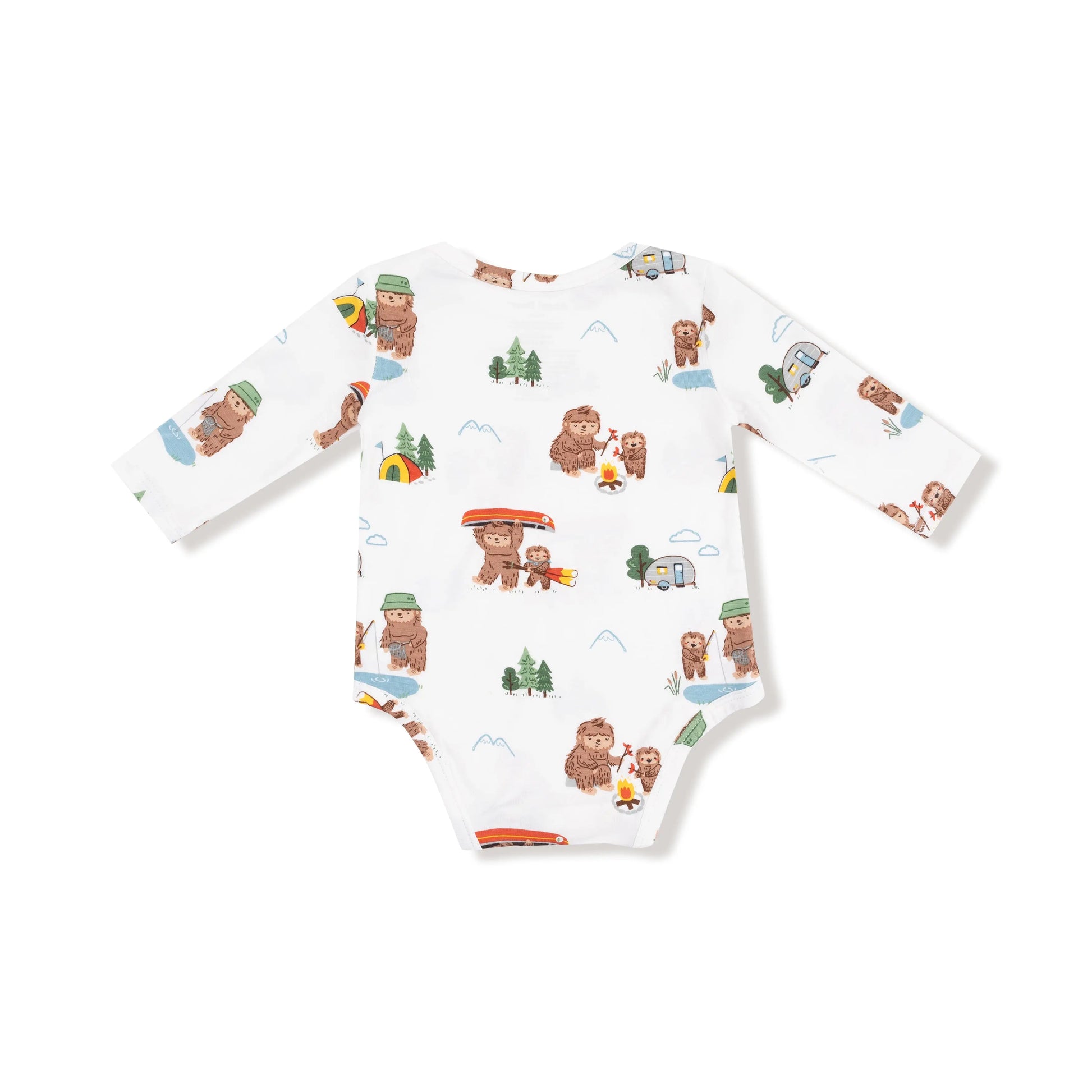 Angel Dear Lap Shoulder Bamboo Baby Bodysuit Long Sleeve Angel Dear Everetts Place: Online Boutique
