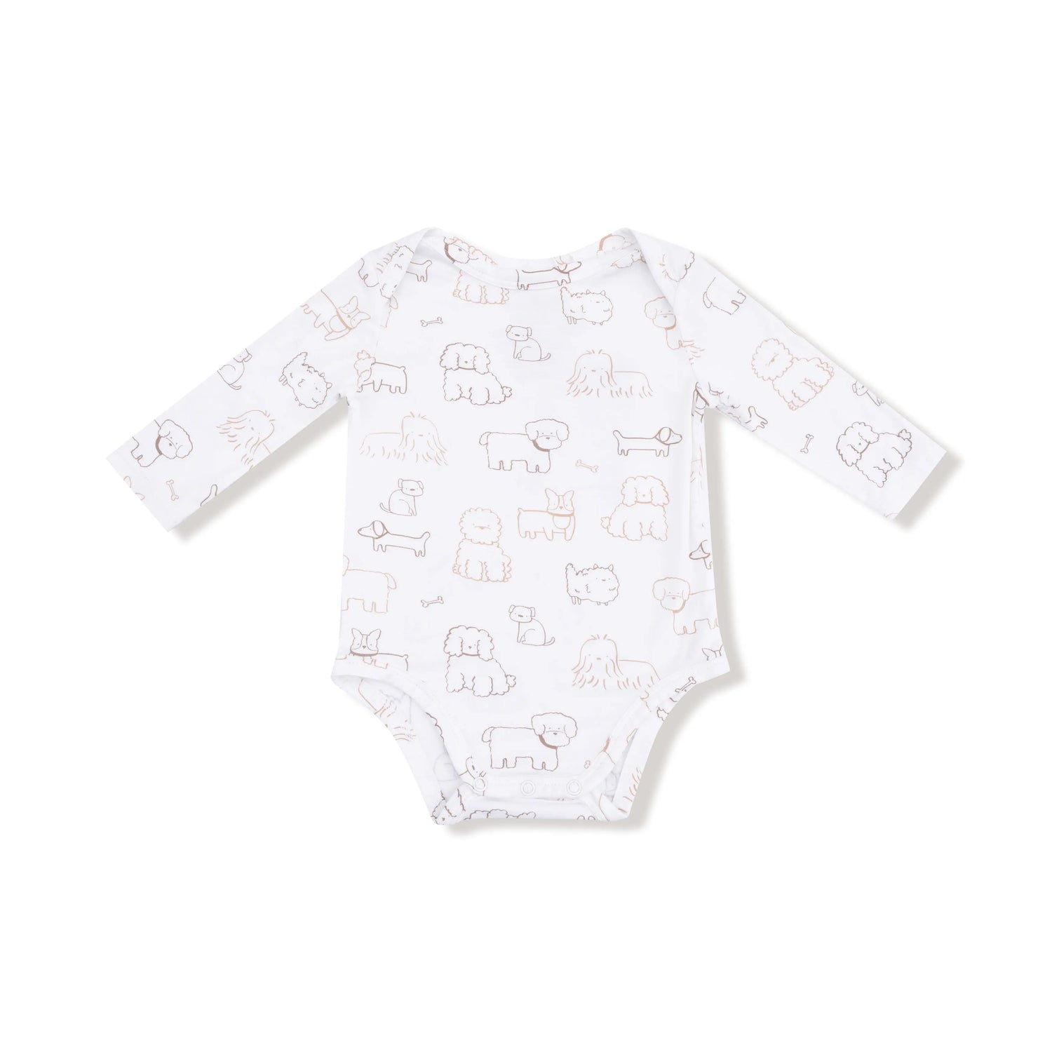 Angel Dear Angel Dear Lap Shoulder Bamboo Long Sleeve Bodysuit - Apparel & Accessories > Clothing > Baby & Toddler Clothing > Baby One-Pieces 147