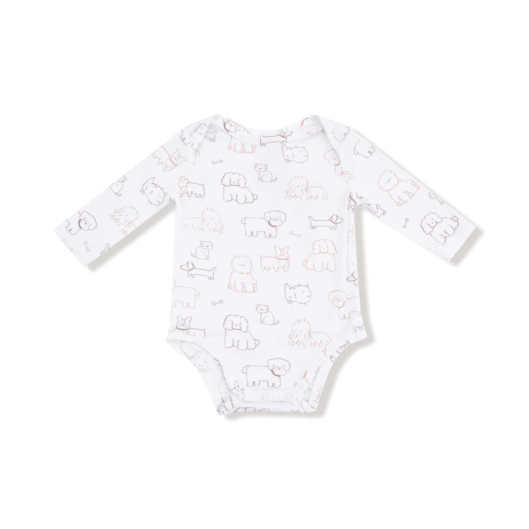 Angel Dear Angel Dear Lap Shoulder Bamboo Long Sleeve Bodysuit - Apparel & Accessories > Clothing > Baby & Toddler Clothing > Baby One-Pieces 147