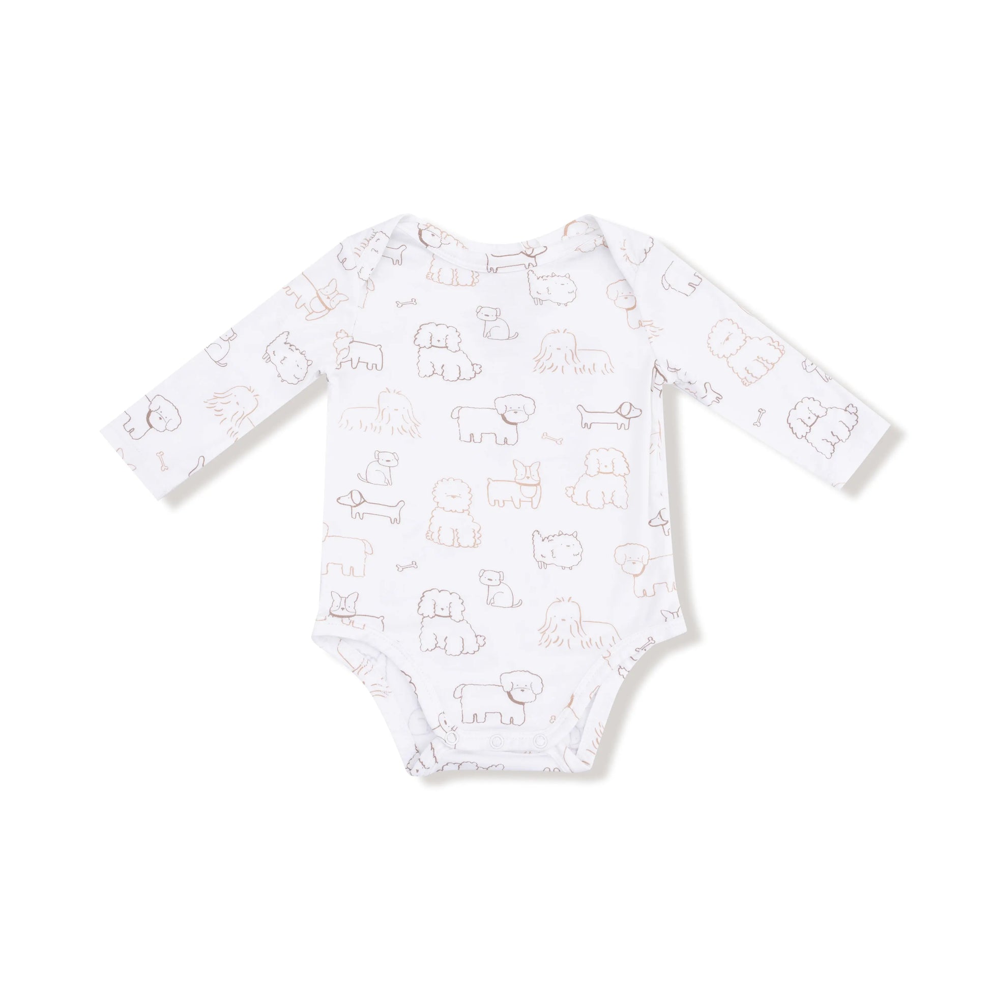 Angel Dear Lap Shoulder Bamboo Long Sleeve Bodysuit Angel Dear Everetts Place: Online Boutique