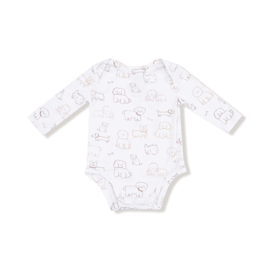Angel Dear Lap Shoulder Bamboo Long Sleeve Bodysuit Angel Dear Everetts Place: Online Boutique