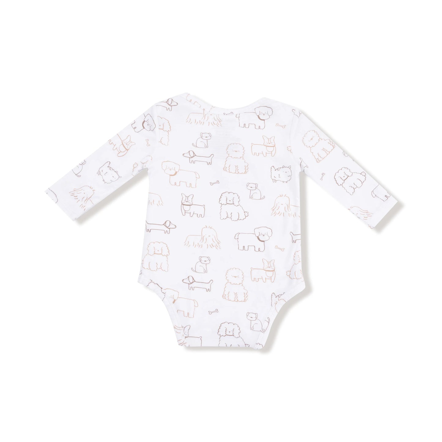 Angel Dear Lap Shoulder Bamboo Long Sleeve Bodysuit Angel Dear Everetts Place: Online Boutique