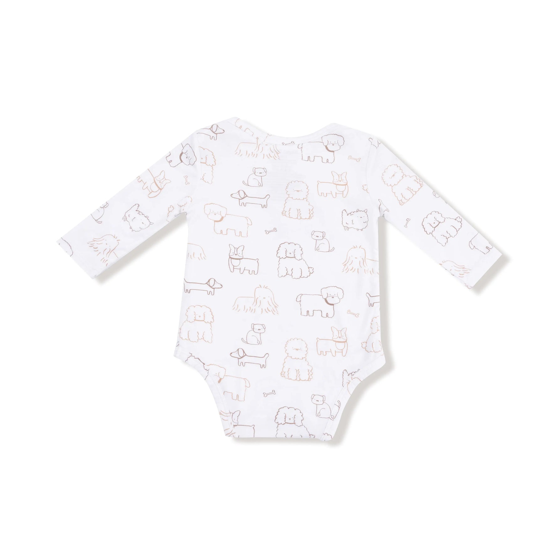 Angel Dear Angel Dear Lap Shoulder Bamboo Long Sleeve Bodysuit - Apparel & Accessories > Clothing > Baby & Toddler Clothing > Baby One-Pieces 147