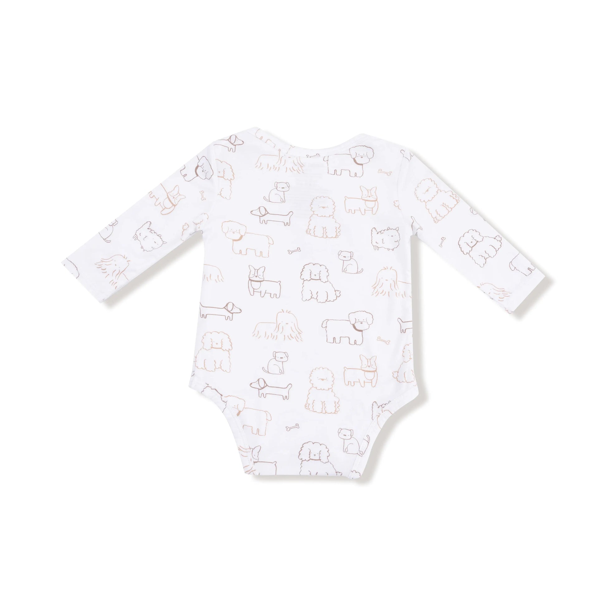 Angel Dear Lap Shoulder Bamboo Long Sleeve Bodysuit Angel Dear Everetts Place: Online Boutique