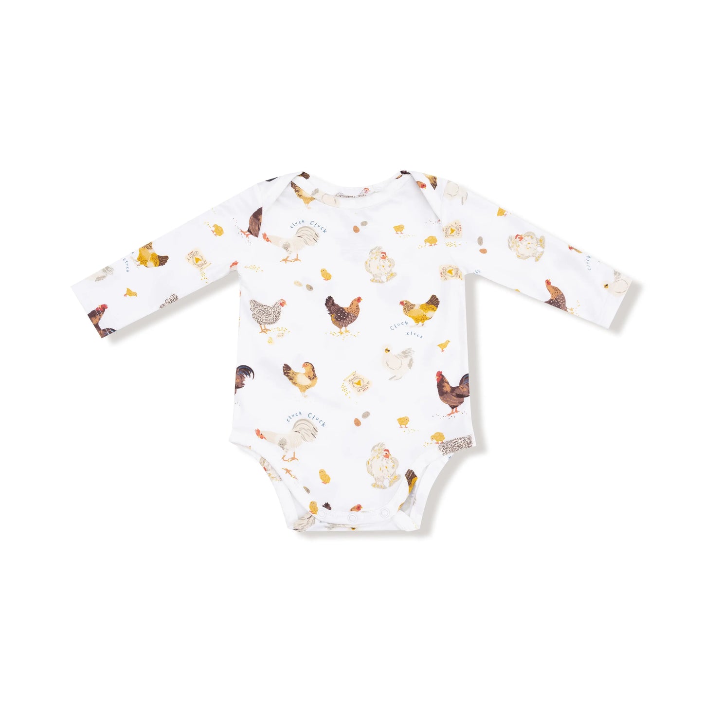Angel Dear Lap Shoulder Bamboo Long Sleeve Bodysuit Angel Dear Everetts Place: Online Boutique
