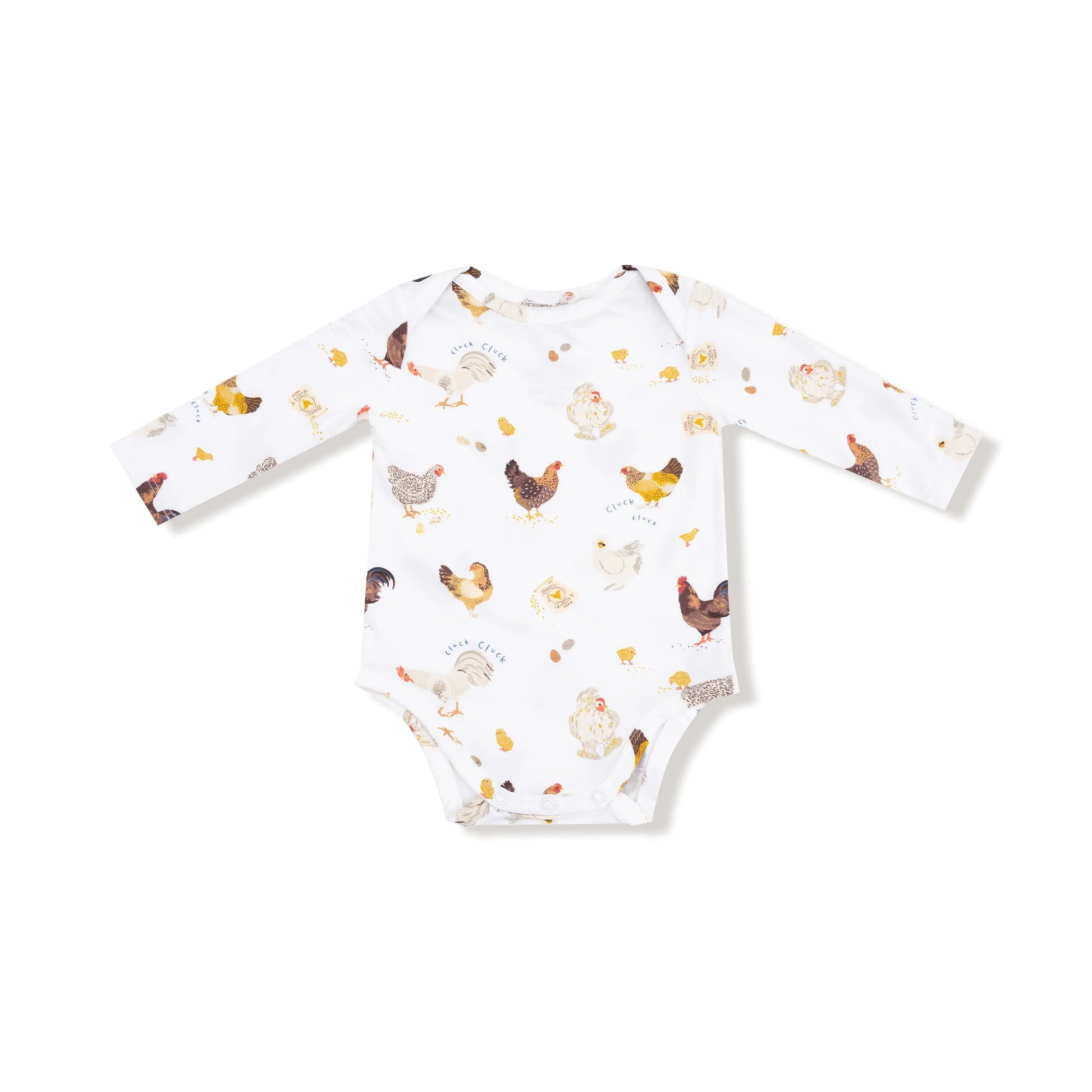 Angel Dear Lap Shoulder Bamboo Long Sleeve Bodysuit Angel Dear Everetts Place: Online Boutique