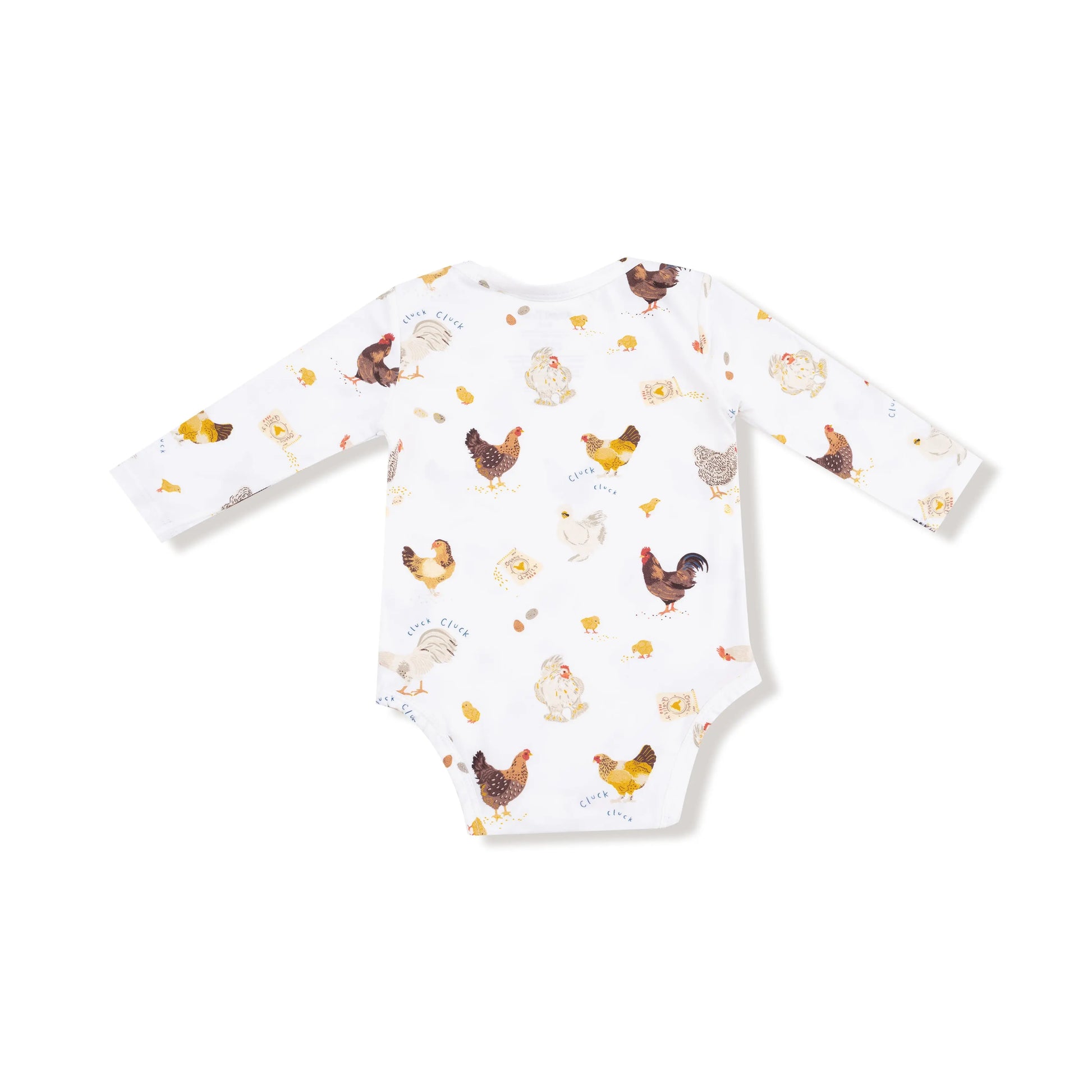Angel Dear Lap Shoulder Bamboo Long Sleeve Bodysuit Angel Dear Everetts Place: Online Boutique