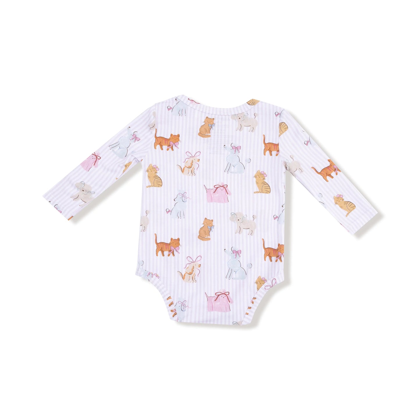 Angel Dear Lap Shoulder Bamboo Long Sleeve Bodysuit Angel Dear Everetts Place: Online Boutique