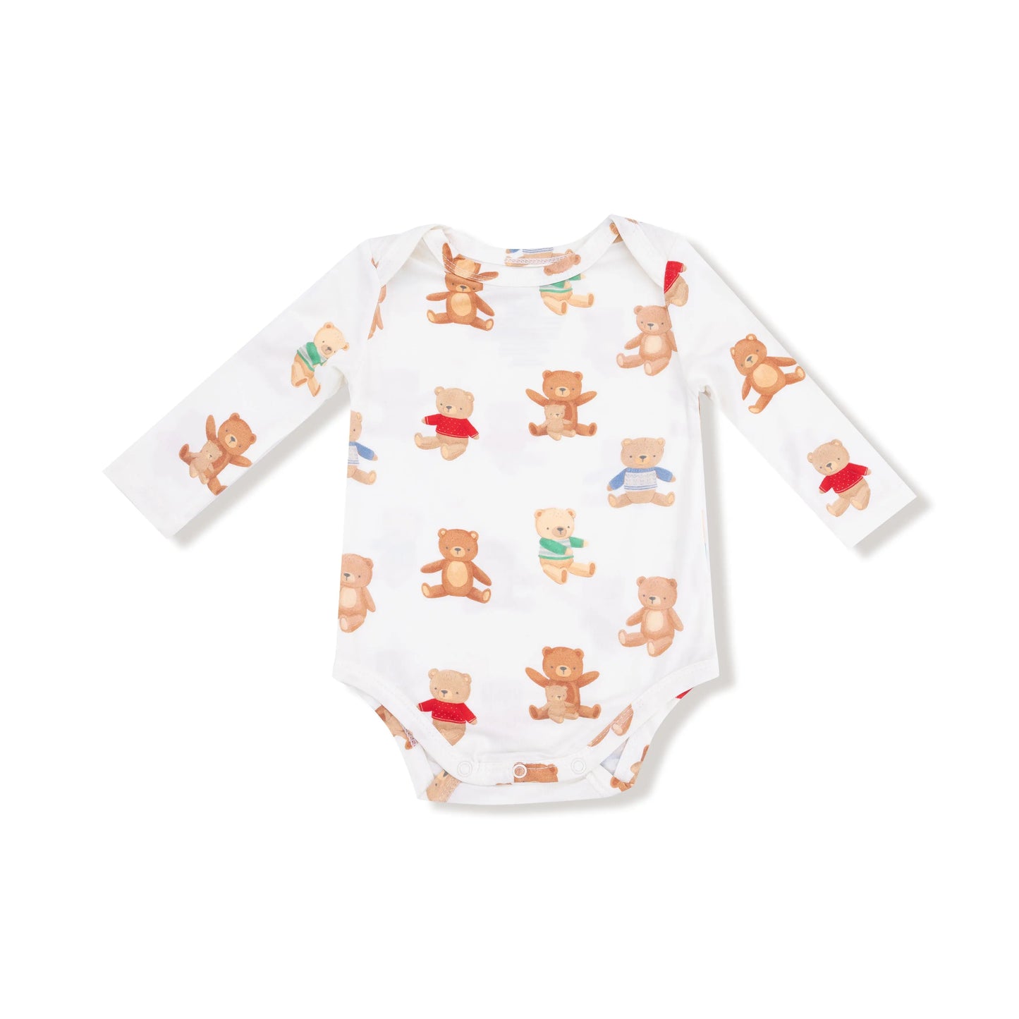 Angel Dear Lap Shoulder Bamboo Long Sleeve Bodysuit Baby Angel Dear Everetts Place: Online Boutique