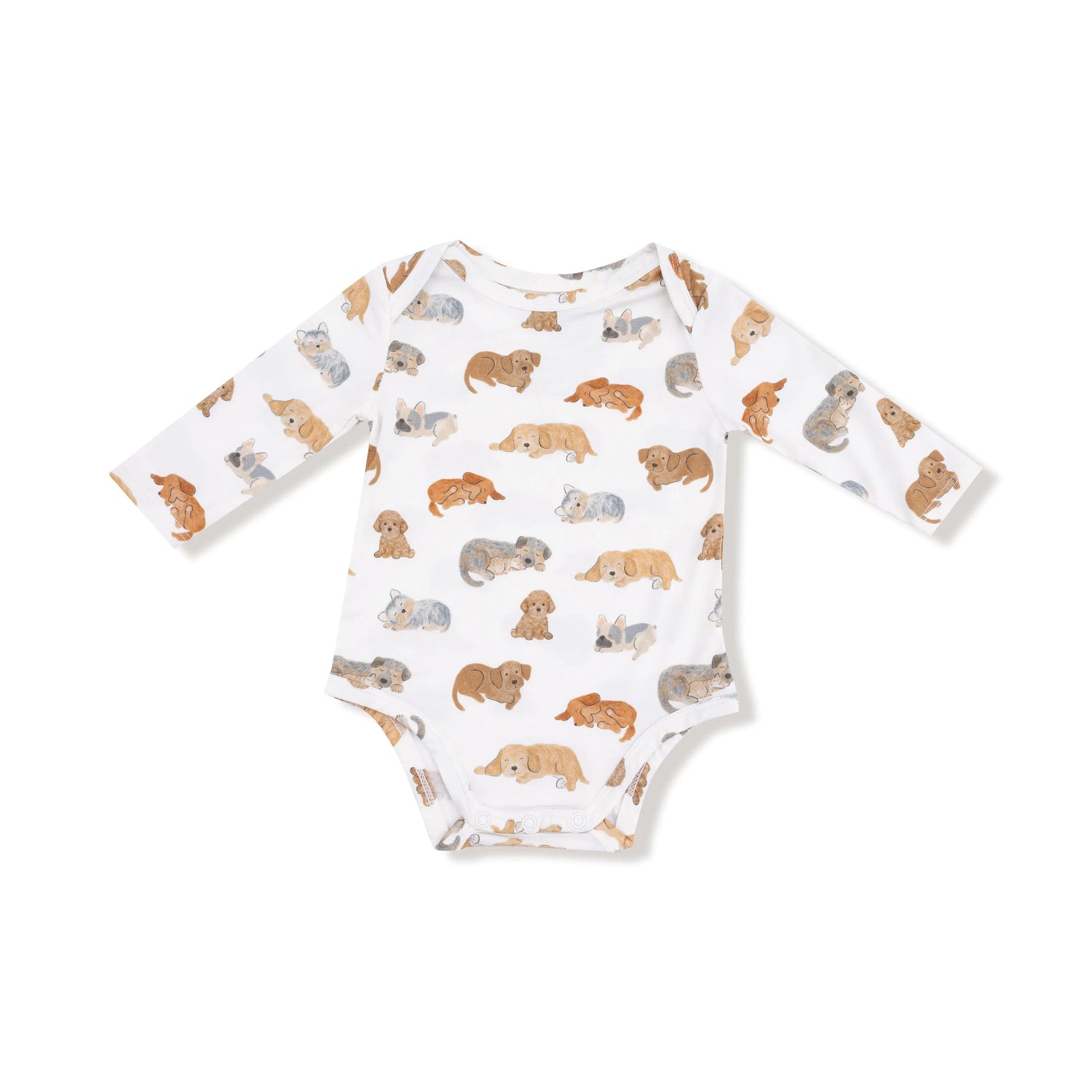 Angel Dear Angel Dear Lap Shoulder Bamboo Viscose Long Sleeve Bodysuit - Apparel & Accessories > Clothing > Baby & Toddler Clothing > Baby One-Pieces 147