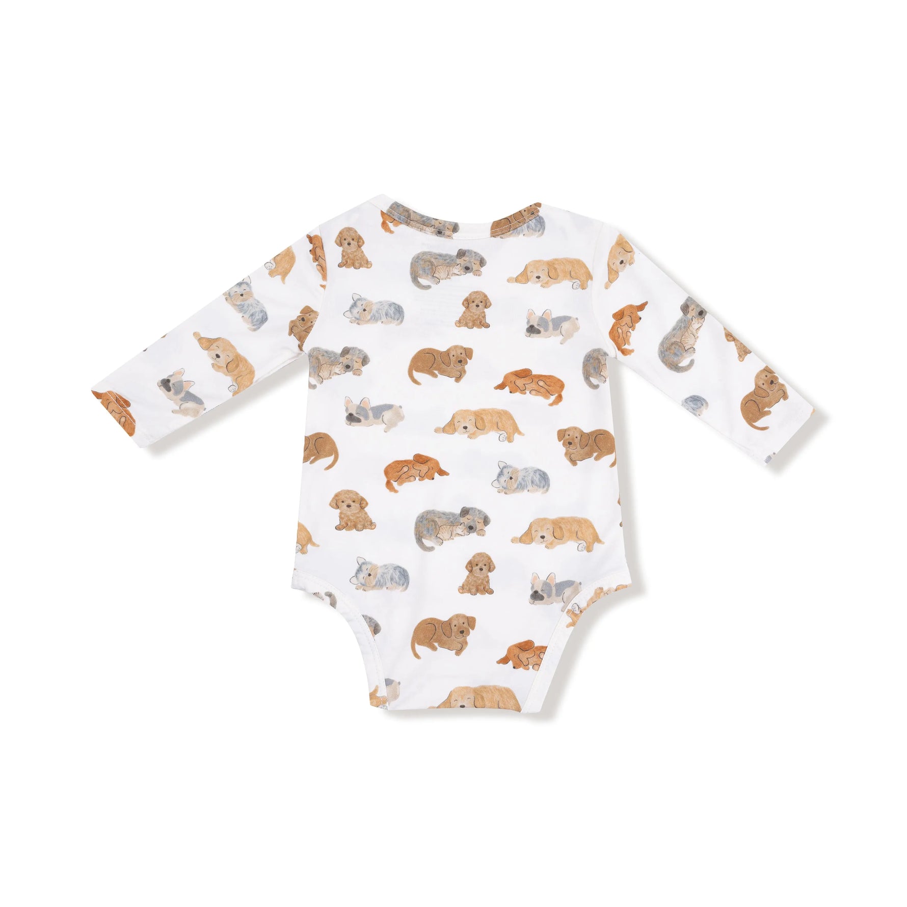 Angel Dear Angel Dear Lap Shoulder Bamboo Viscose Long Sleeve Bodysuit - Apparel & Accessories > Clothing > Baby & Toddler Clothing > Baby One-Pieces 147
